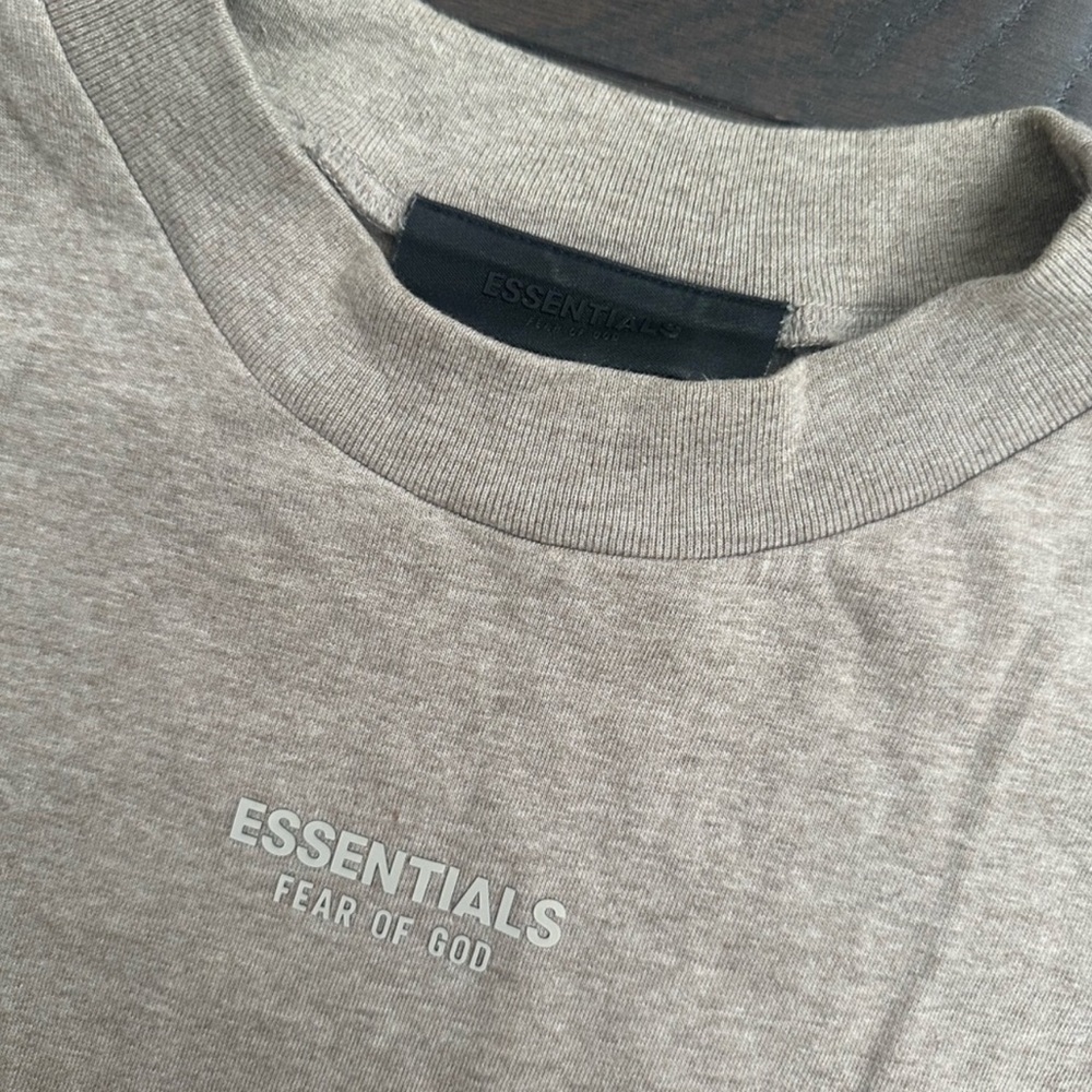 Essentials Men's Shirt in Taupe